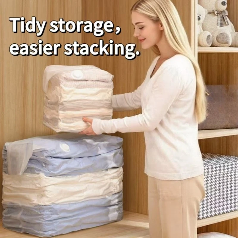 

Vacuum Storage Bags Extra Large Vacuum Sealed Space Saver Bag for Comforters Blankets Pillow Quilts Space Bags Clost Organizer