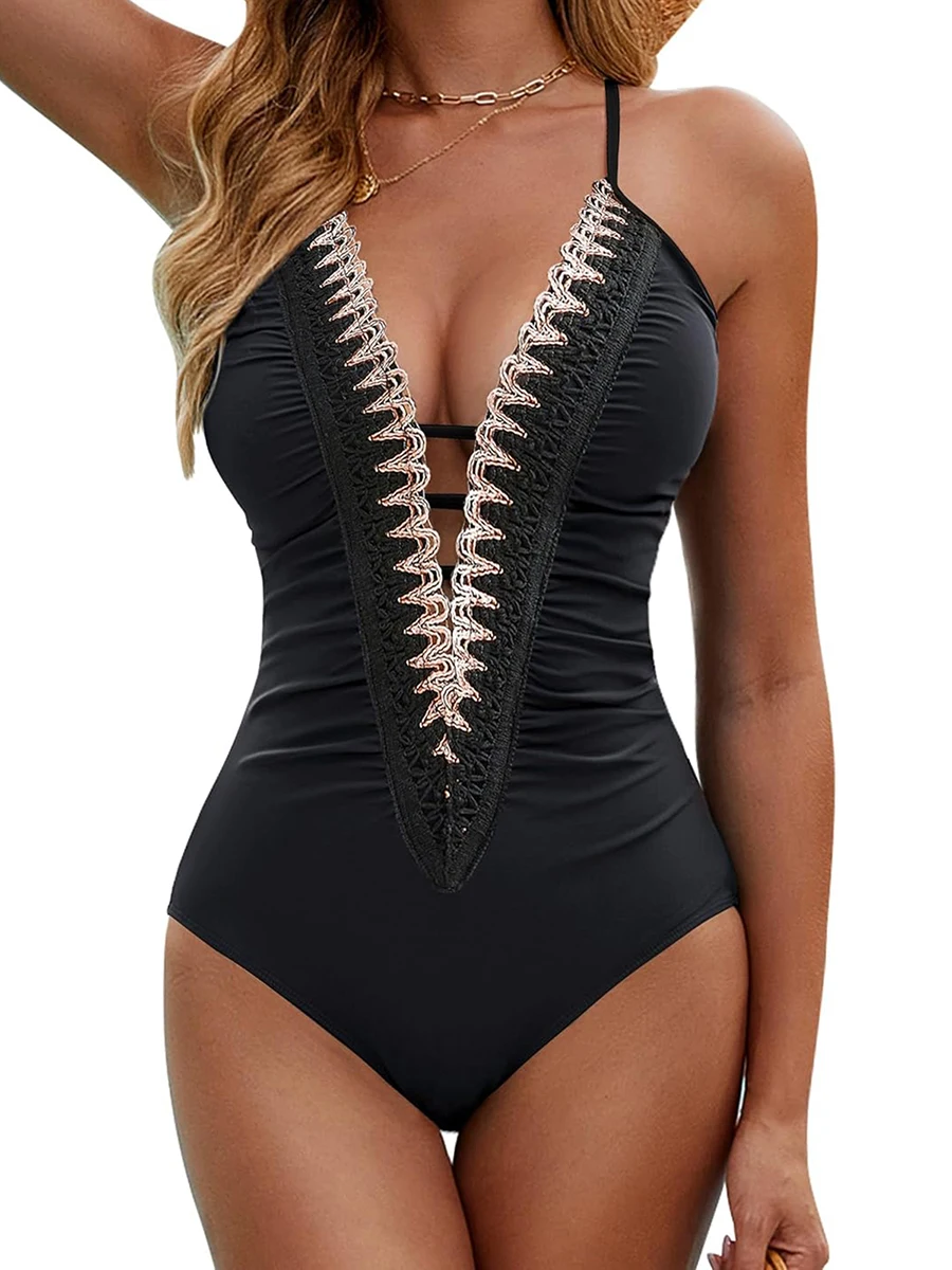 المرأة الأزهار طباعة الرسن Tankini ملابس السباحة كشكش تقليم أكمام الخامس الرقبة ارتداءها ثوب السباحة بحر الصيف #3