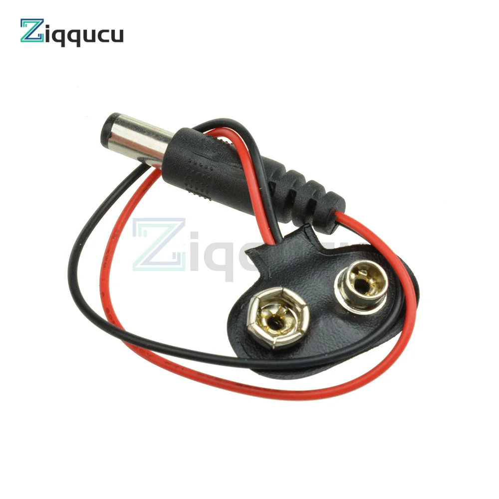 9V Battery Button Power Cable Battery Buckle Snaps Power Cable Connector DC For DIY Jack Connector
