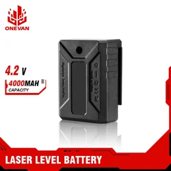 4000mah Infrared Laser Level Rechargeable Lithium Battery For 2-wire / 3-wire / 5-wire / 12 wire Push Universal Battery