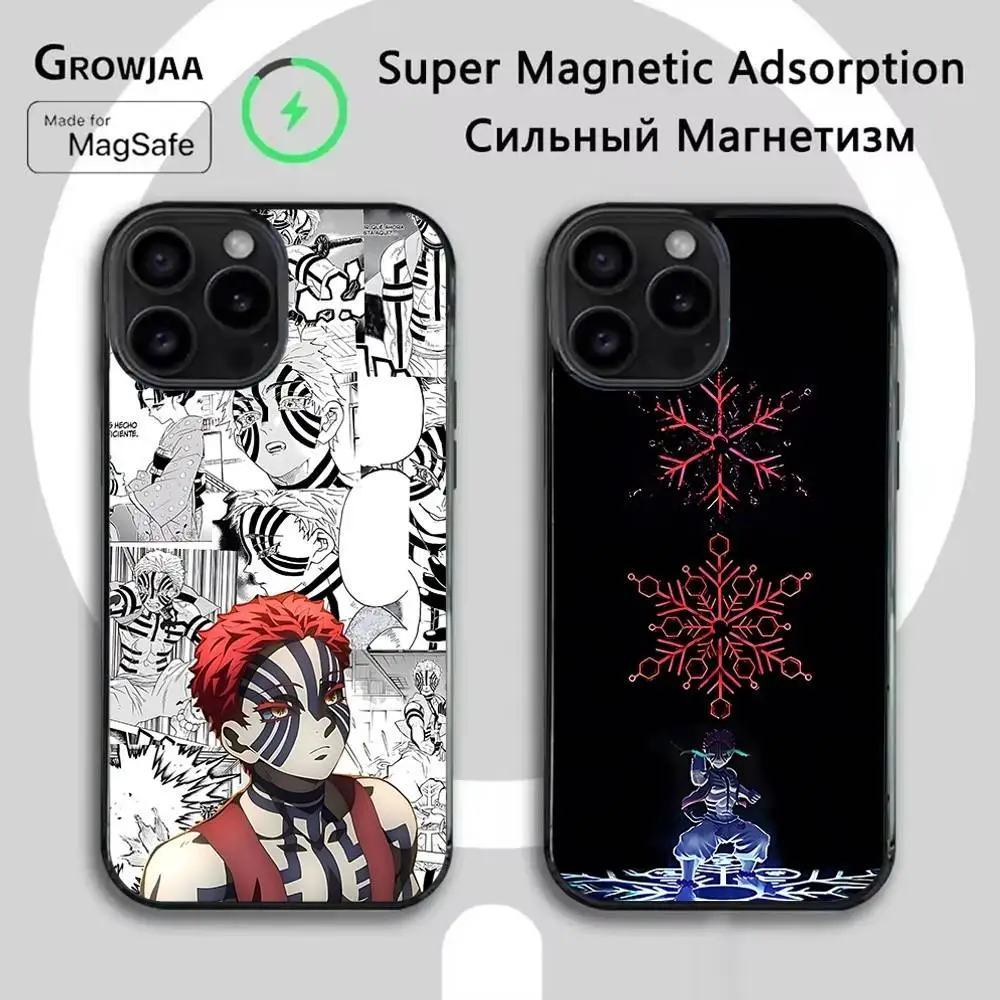 

Twelve Kizuki Rank Three Akaza Case For iPhone 17,16,15,14,13,12,11,Pro,Max,Plus,Mini,SE4,E Magnetic Magsafe Wireless Charging