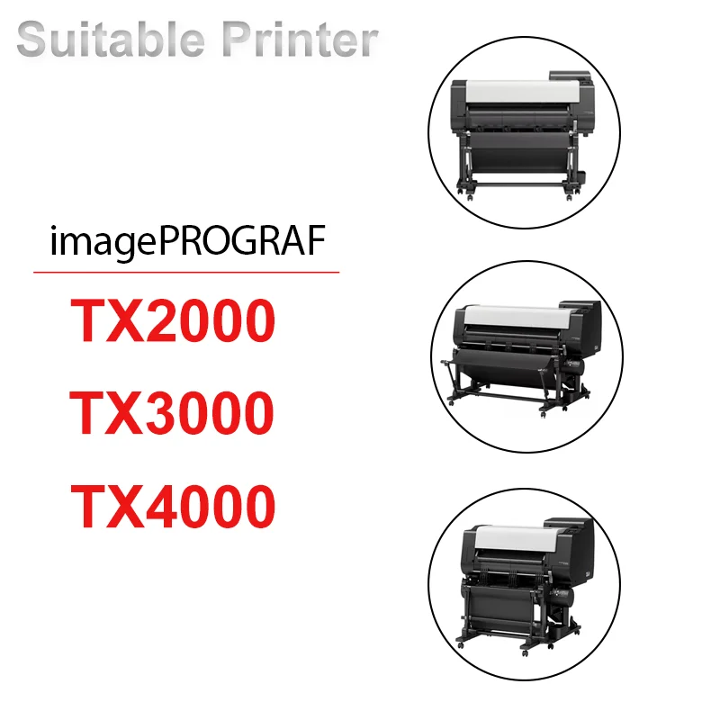 Imagem -04 - para Canon Pfi710 Pfi 710 Compatível Cartucho de Tinta para Canon Tx2000 Tx3000 Tx4000 700ml Alta Qualidade Pigmento Tinta 700ml