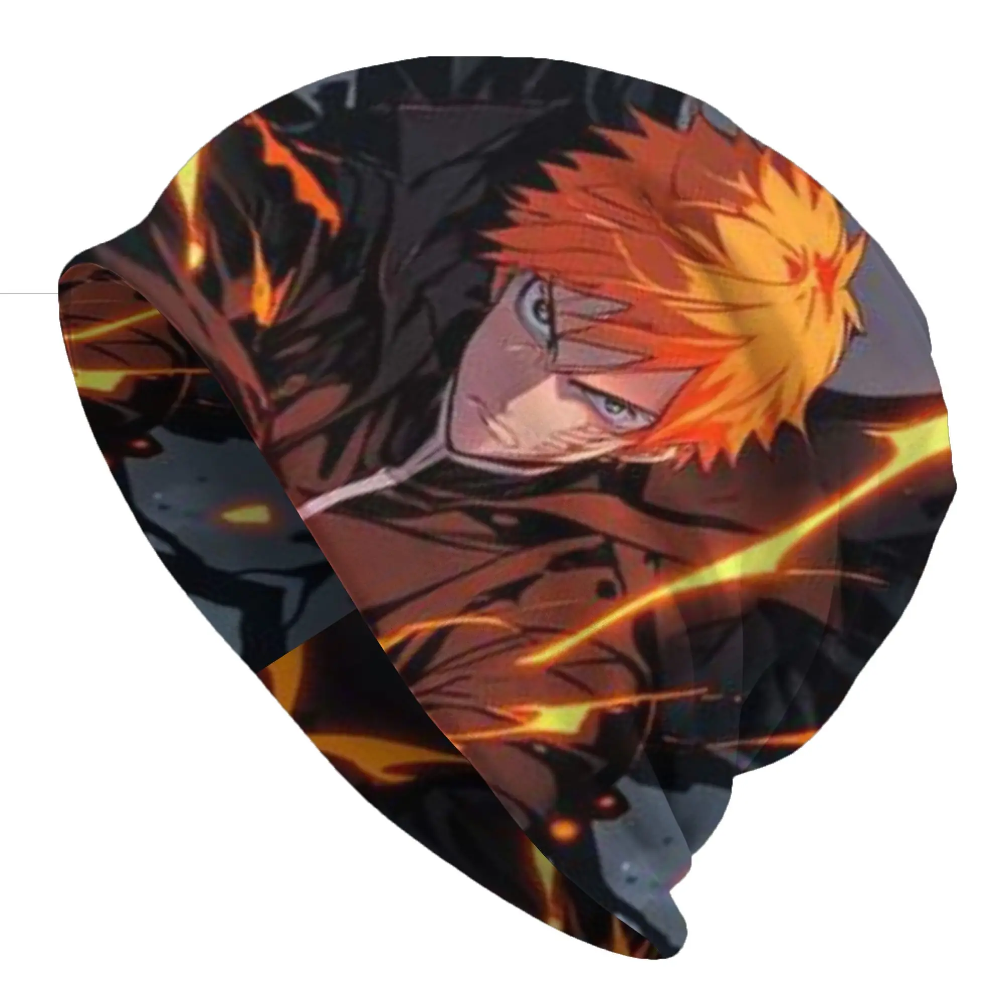 Ichigo Kurosaki (3) Thin Caps For Men Women Bleach Ski Caps Soft Bonnet Hats Skullies & Beanies Hat