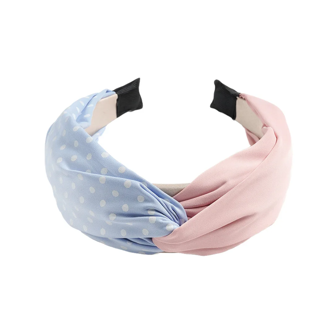 

Two-Tone Cross Headband Chic Sweet Style Elegant Design for Women Daily Commute Dating Versatile Hair Accessories Headwear