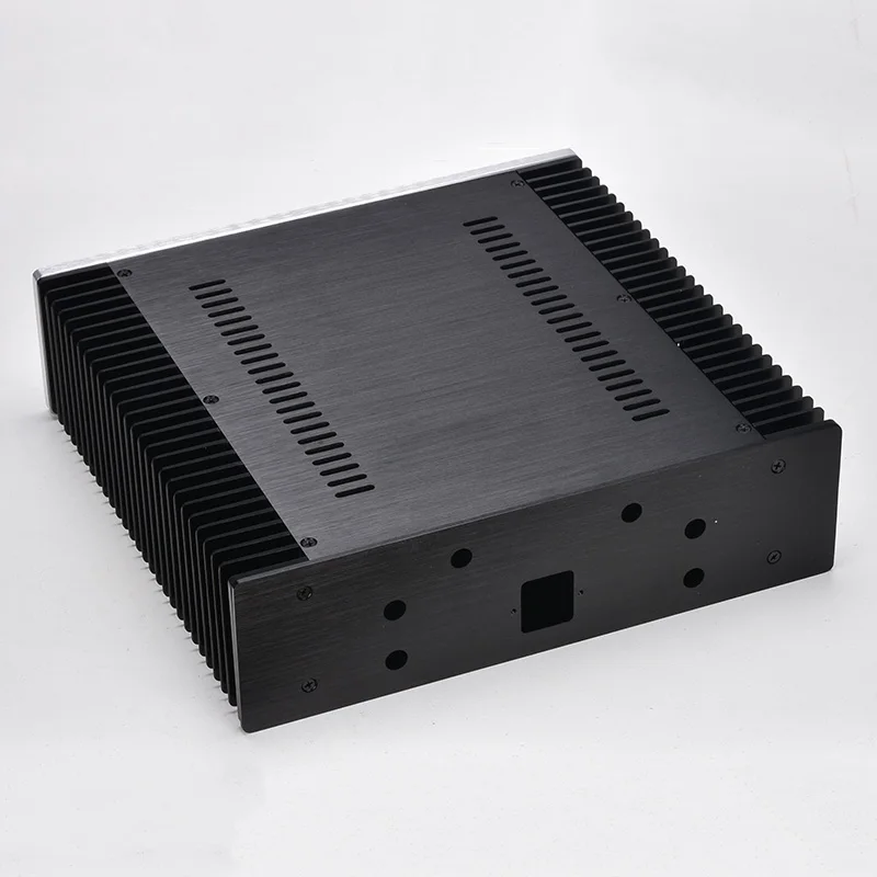 Full aluminum class A Audio DIY Enclosure both side with heatsink chassis 320*90*300mm