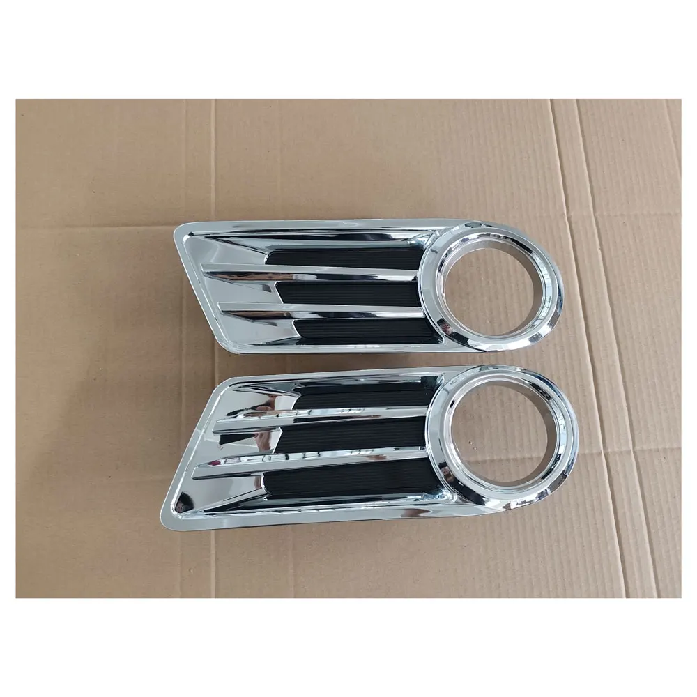 FDONG 1 Set 2 Pcs Chrome Fog Lamp Cover for Toyota Coaster Bus 99