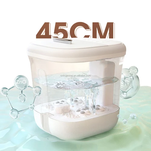 전기 접이식 온열 발 목욕 스파, 발 흡수 마사지기, 페디큐어 기계, 발 스파 