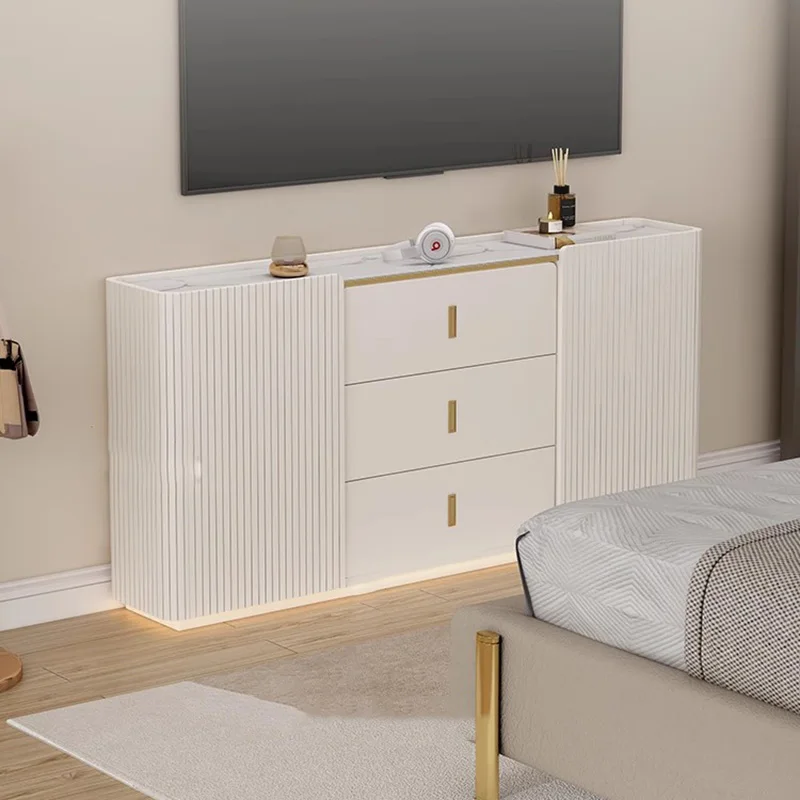 

Organizer White Tv Stands Living Room Mobile Modern Luxury Display Drawers Wood Tv Table Storage Archivadores Home Furniture