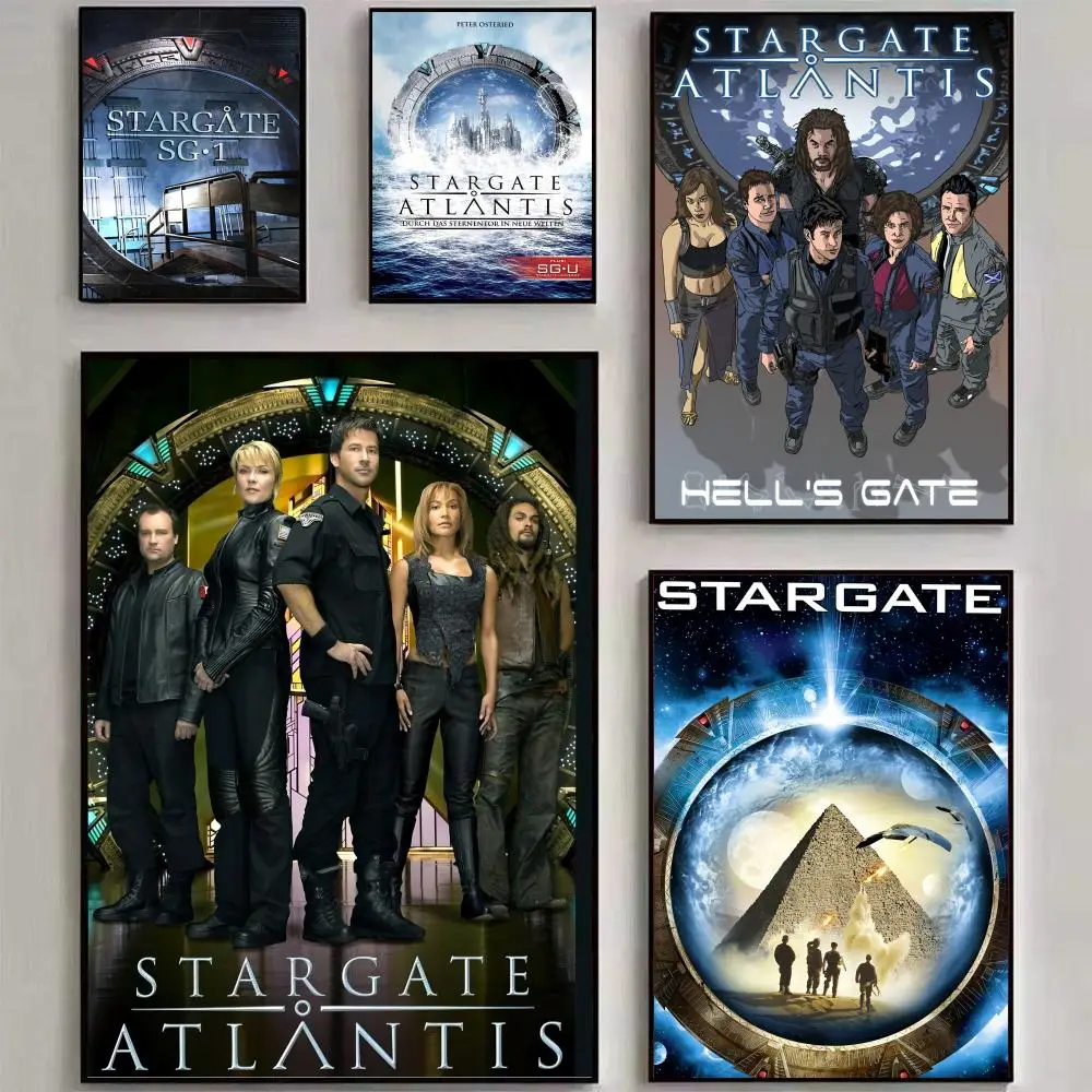 hot Stargate SG-1 TV Painting Calligraphy HD Canvas Poster living room bedroom bar aesthetic decoration