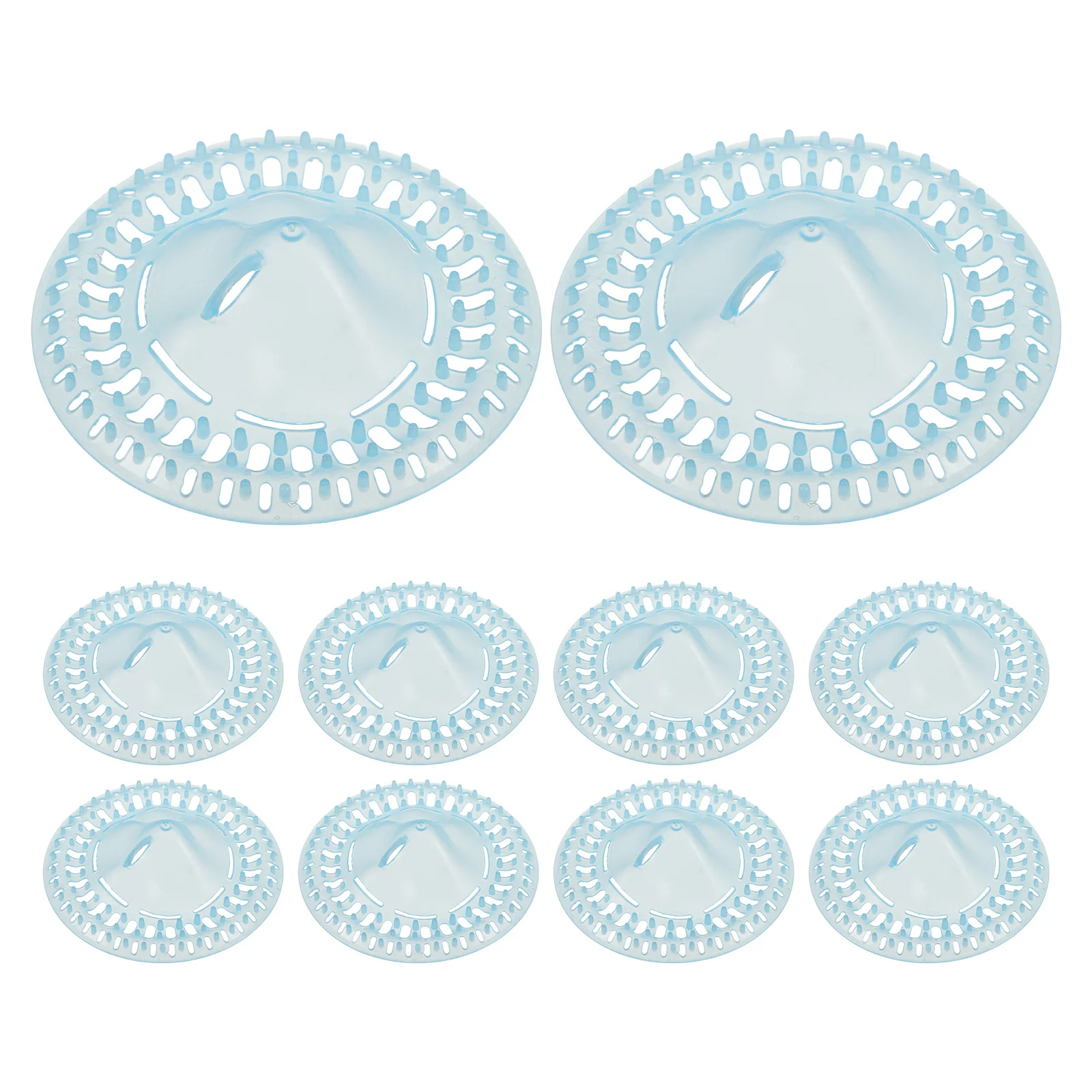 

50Pcs Shower Hair Drain Trap Disposable Filter Mesh Catcher Sink Bathroom Tub Drain Hair Stopper Sink Strainer Filters