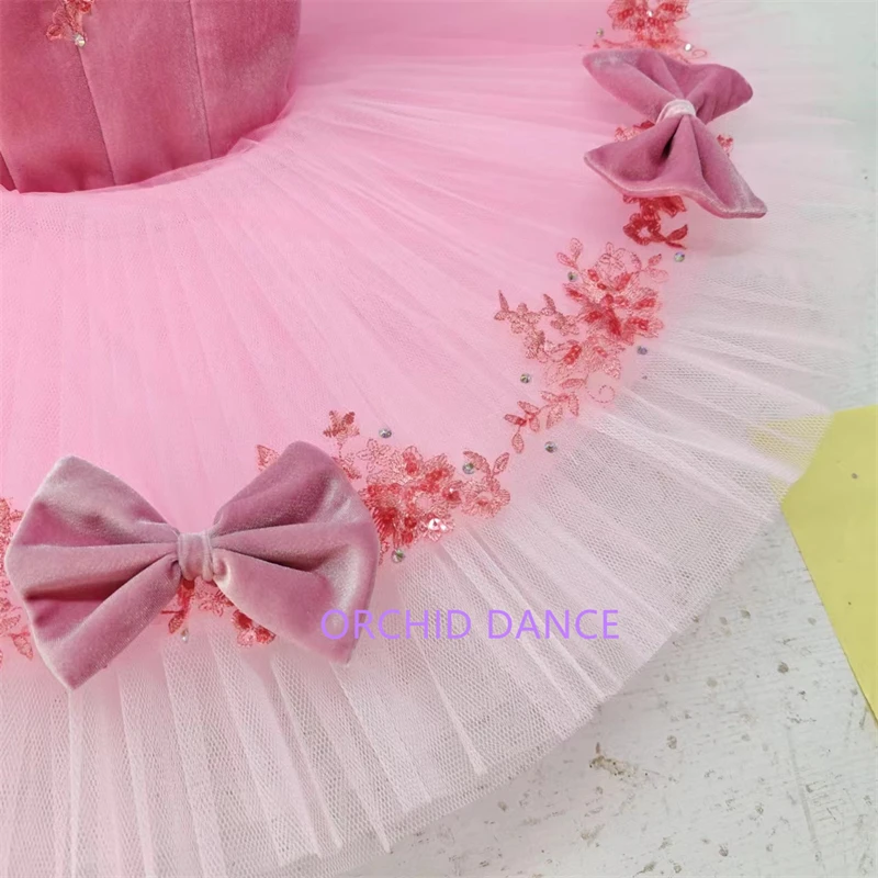 hot selling Unique Design Kids Girls Children Women Adult Performance Wear Gold Pink Ballet Tutu Costumes