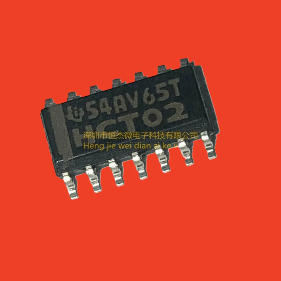 5PCS/new original imported SN74HCT02DR screen printing HCT02 4 2 input NOR door SOP14