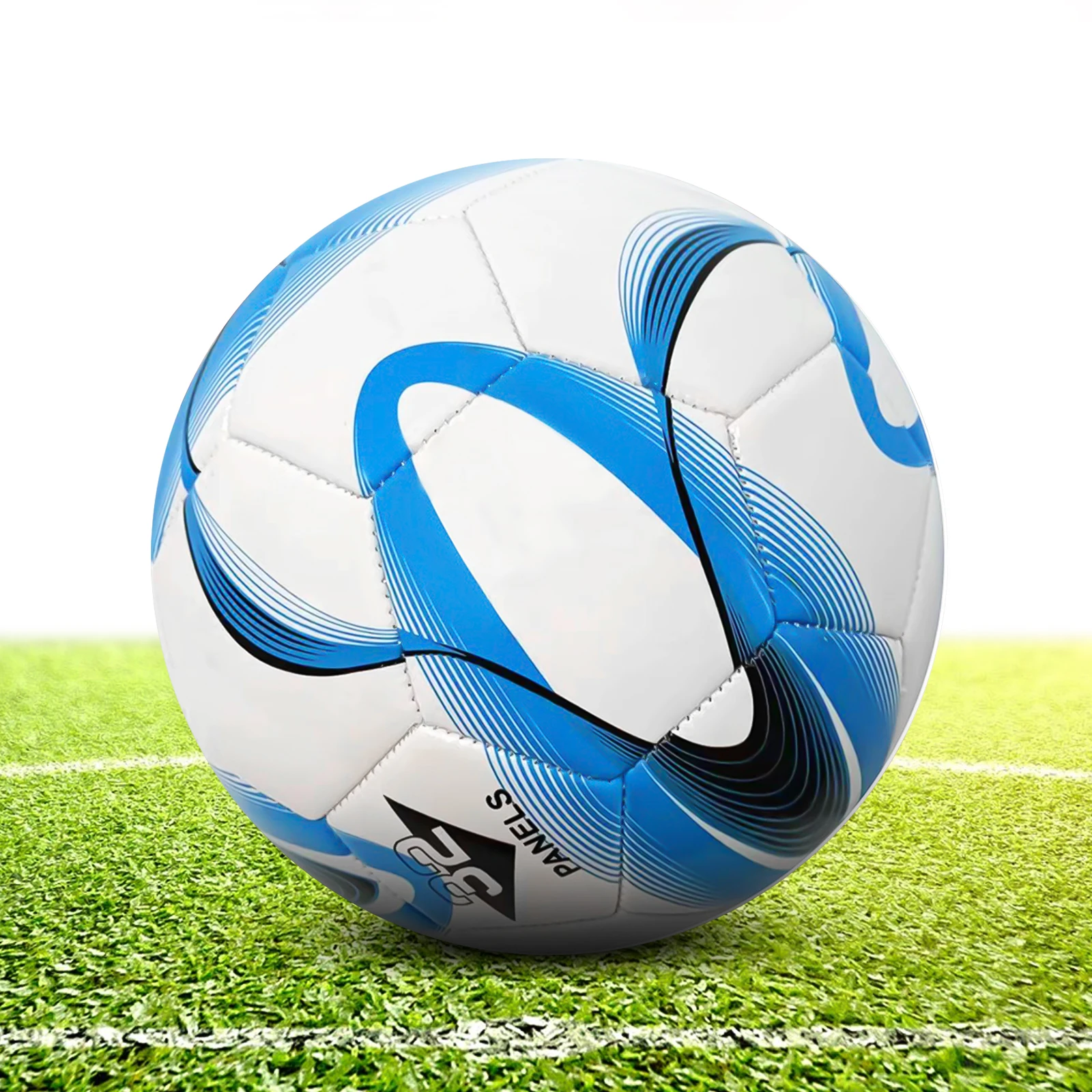 

Size 5 Soccer Ball For Youth Players Student Sports Competition Training Football PVC Standard Wear-resistant & Explosion-proof