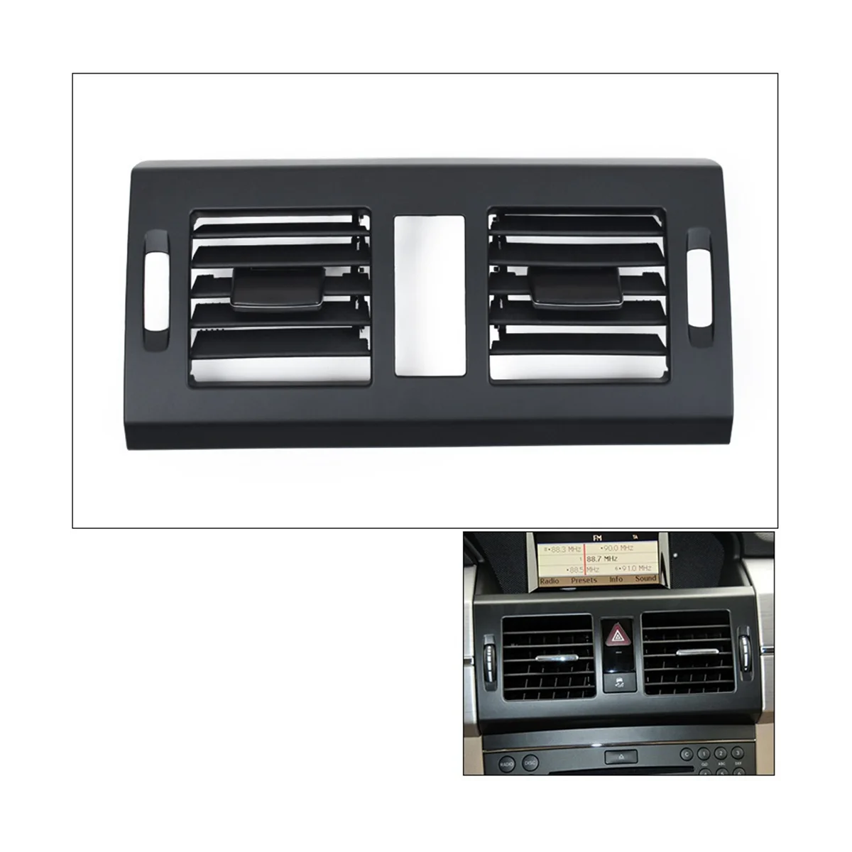 Car Dashboard Middle Air Conditioner Ac Vent Grill Outlet for Mercedes Benz 204 GLK X204 GLK220 GLK250 GLK300 GLK350