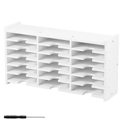 Stamp Pad Storage Organizer Versatile Large Capacity Slim Easy to Maintain Ink Pads Painting Tray Rack Slots Ink Pad Holder