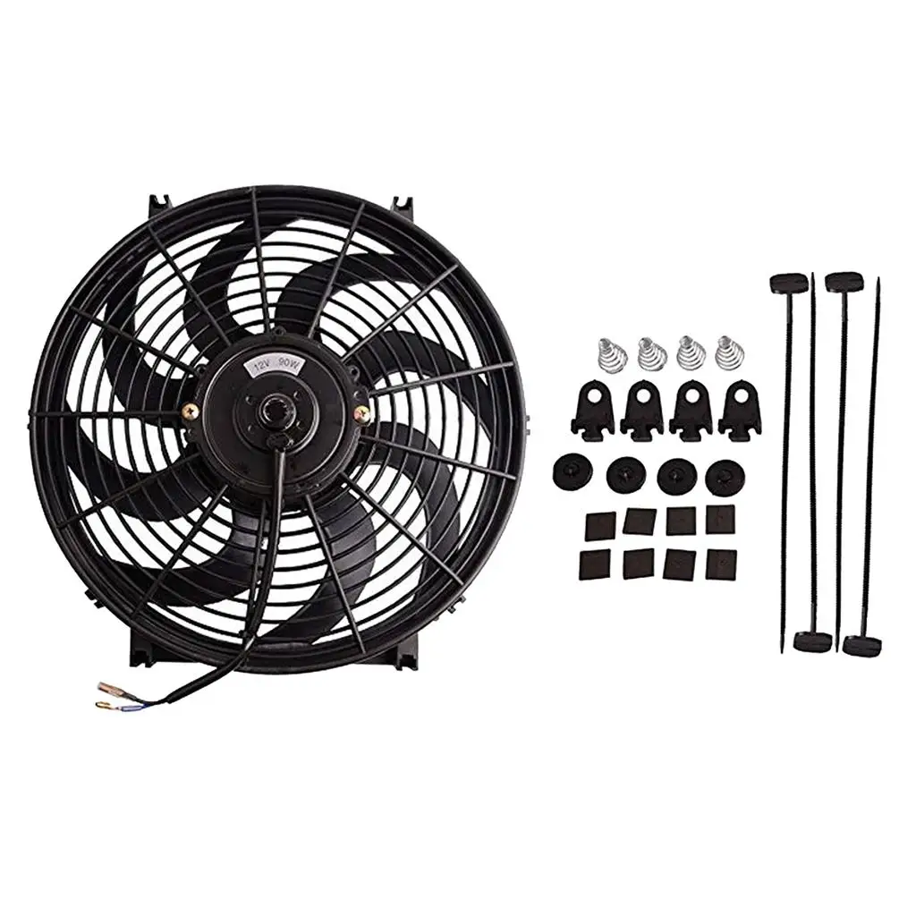

Universal 14" Electric Radiator Cooling Fan Assembly 2250CFM for Car Vehicle