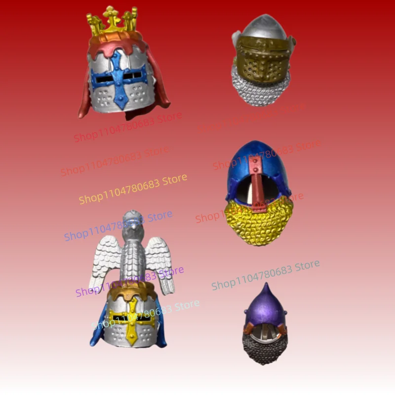 

MOC Building Blocks Medieval Minifigure Armor Helmet Set, DIY Assembly Toy, Trendy Decor Ornament, Collectible Gift for Festival