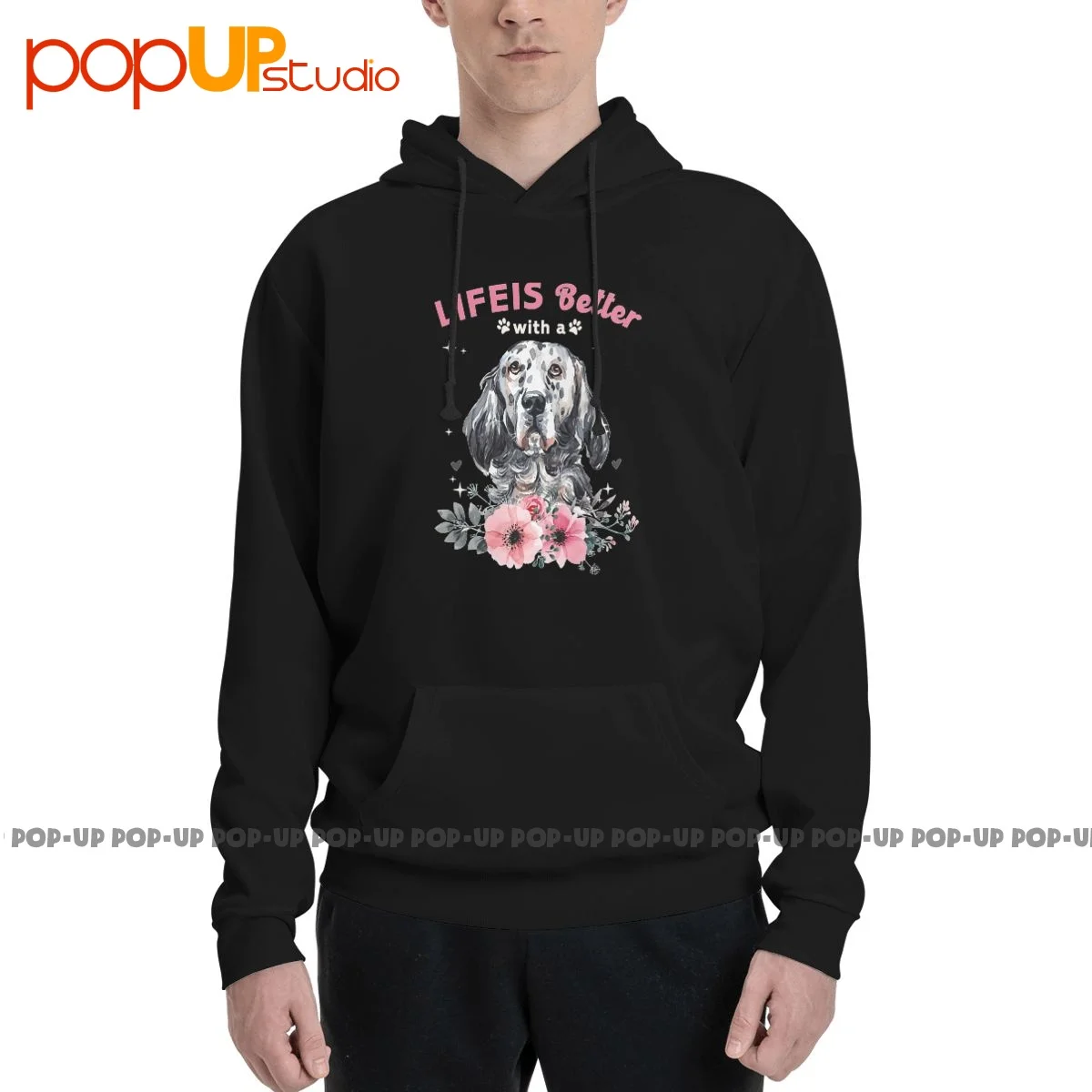 Dog Mom Dad English Setter Gift For Dog Lover Owner Momma Hoodie Sweatshirts Hoodies Style Hot Selling