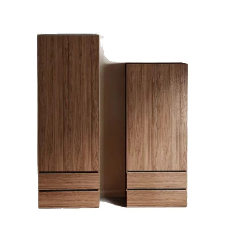 

Medieval style household bedroom small apartment solid wood wardrobe