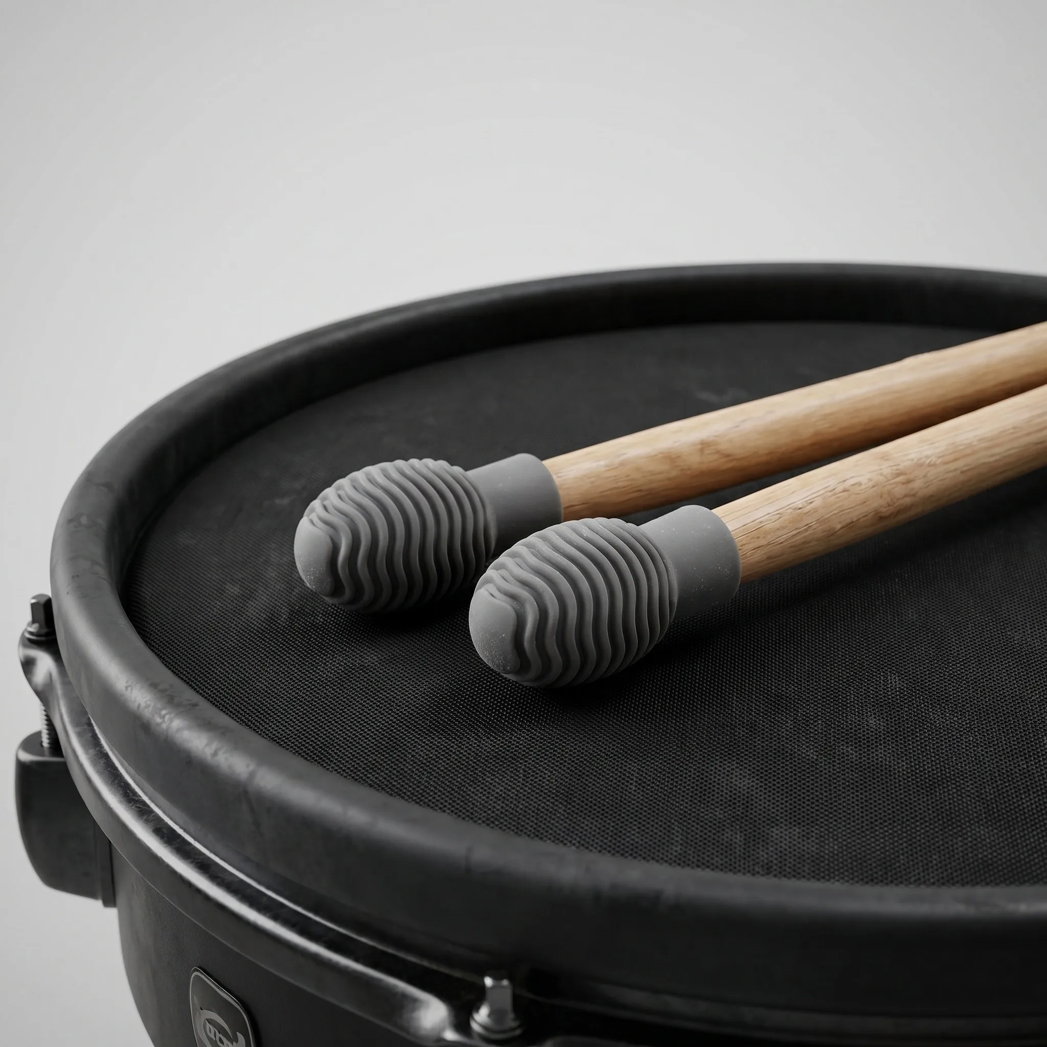 3Pairs Drum Mute Silicone Drumstick End Caps Noise Reducing Practice Tips Soft Drumstick Protectors for Quiet Home Studio