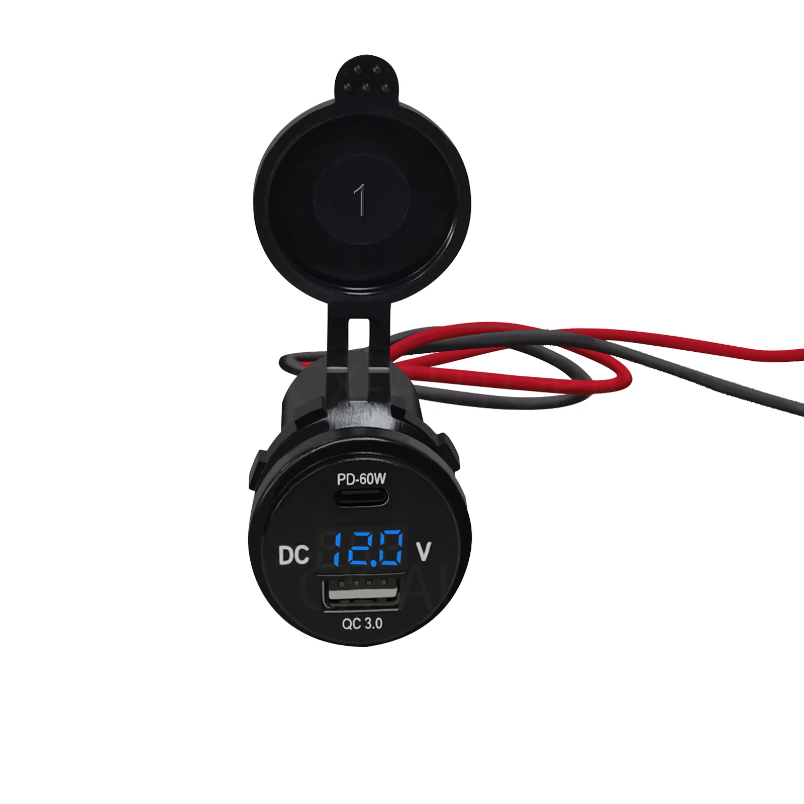 Dc 12-24V Dual Usb … - image