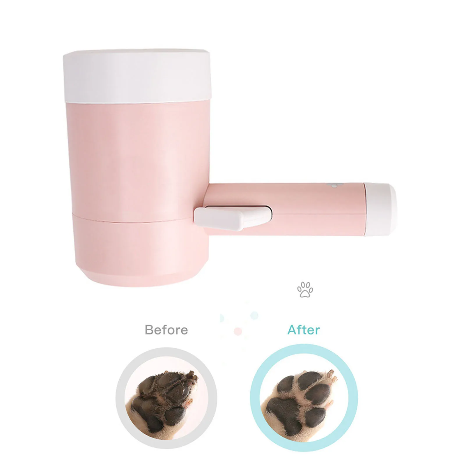 

Портативная чашка для чистки собак, мягкая силиконовая чашка для мытья ног для домашних животных, многоразовая чашка для чистки когтей для принадлежностей для купания домашних животных
