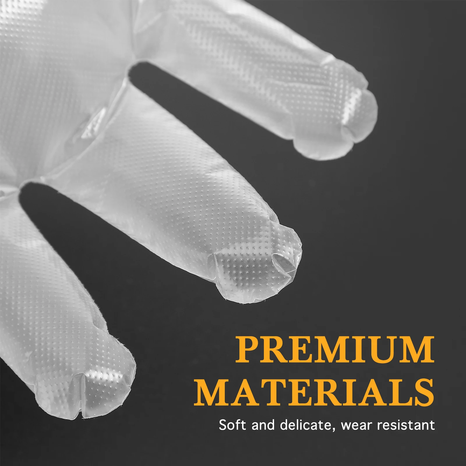 Food Grade Disposable Plastic Gloves Child Cleaning Transparent Hand Protective Cover