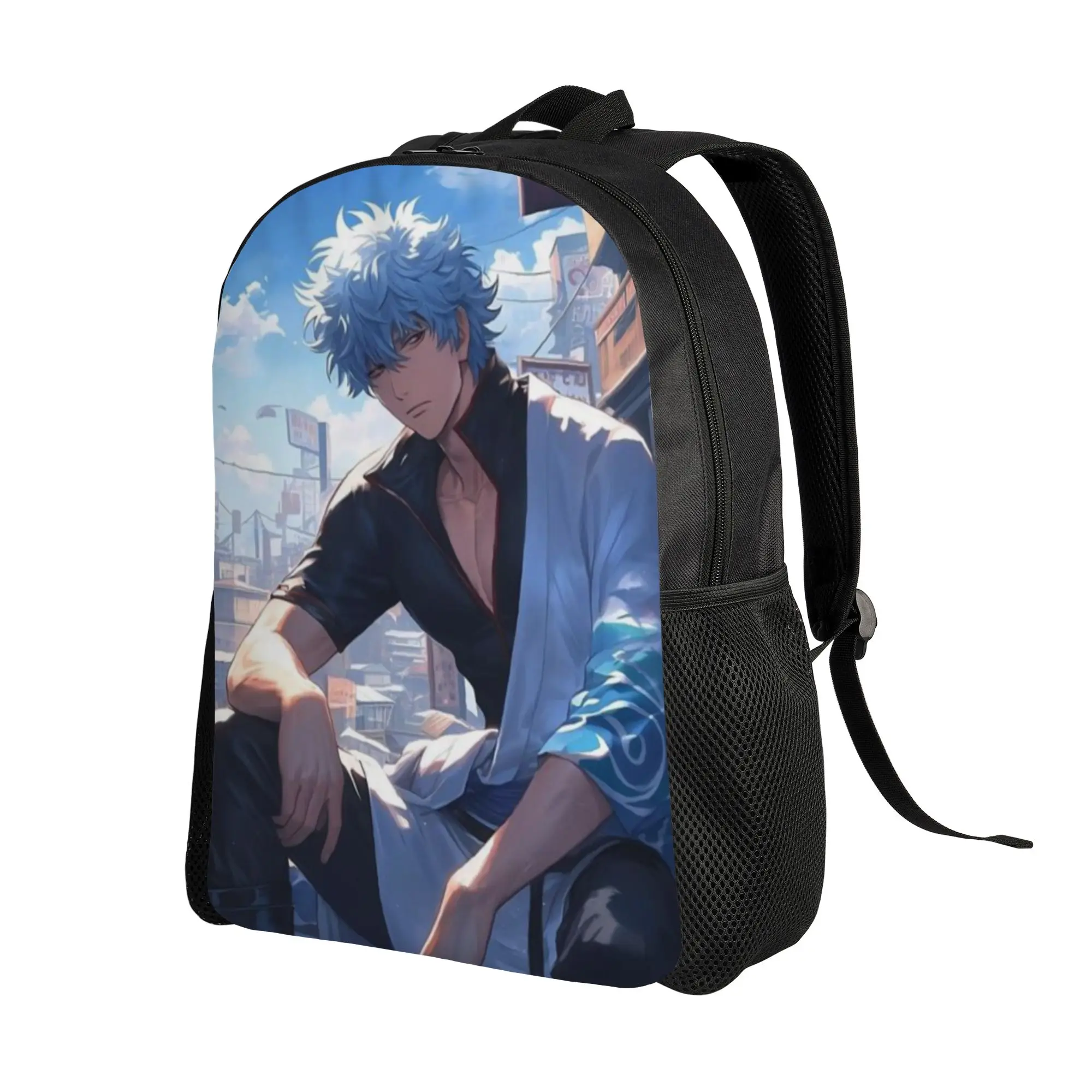 Back to school season Multi-Function The warrior with silver hair Schoolbag Gintama Teenager Backpack