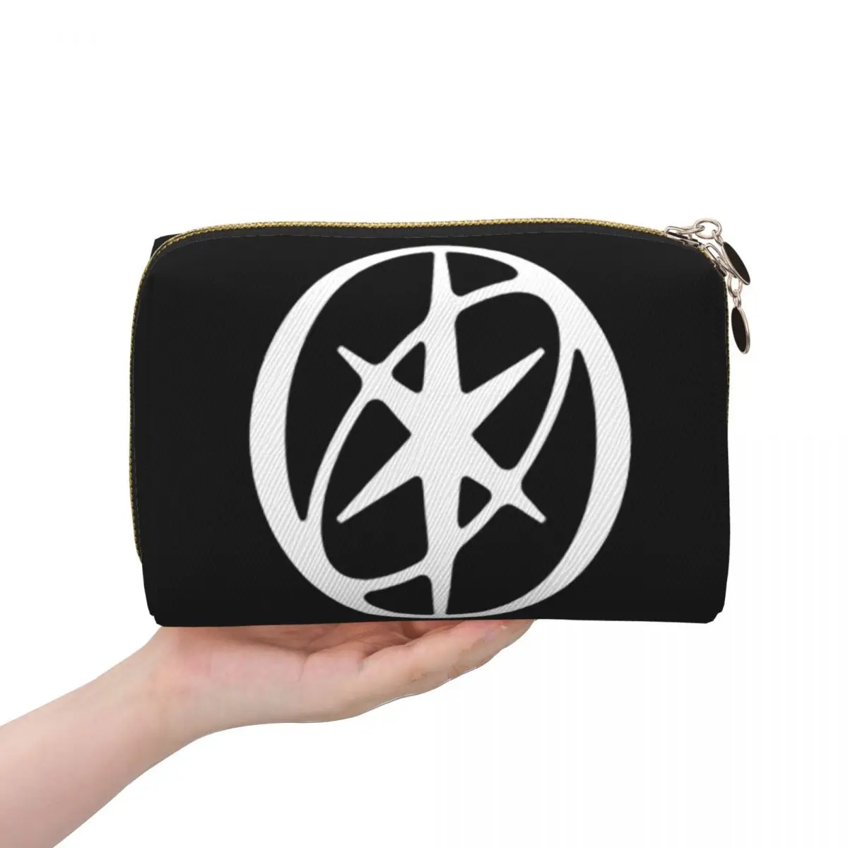 KATEYE Kpop Group Women Cosmetic Bags Travel Makeup Organizer Pouch Toiletry Storage Dopp Kit Box