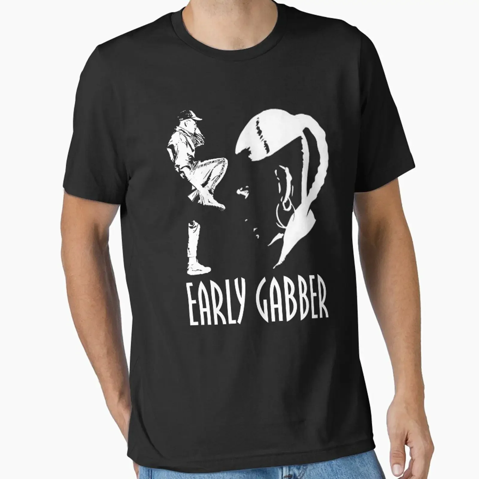 Early Gabber Style Essential T Shirt vintage Washed graphic Unisex homme fashion Soft Stylish designer clothes