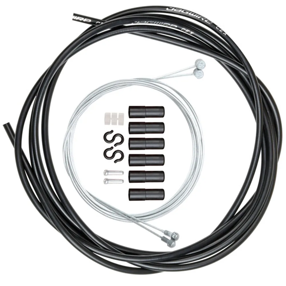 

Universal Bike Brake Cable and Housing Set Black Strong Metal Slick Cable Front Rear Brake for Road Foldable Bikes