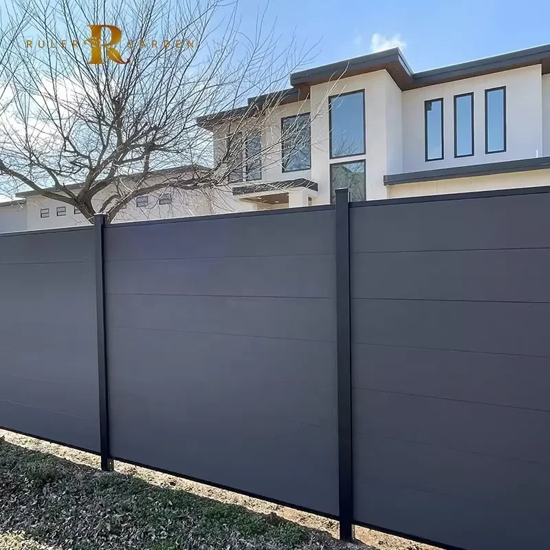 Euro Garden House Border Trellis Fencing Wood Plastic Composite Wpc Fence