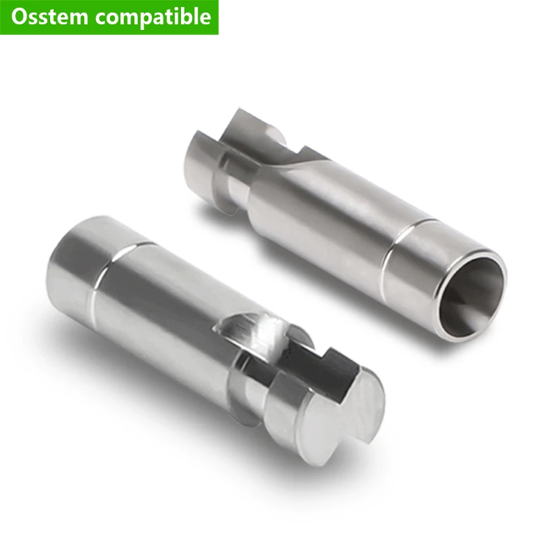 for Osstem TS/SS Titanium Implant Analog Grade 5 Dental Lab Abutment for High Precision Fit & Biocompatible Stability