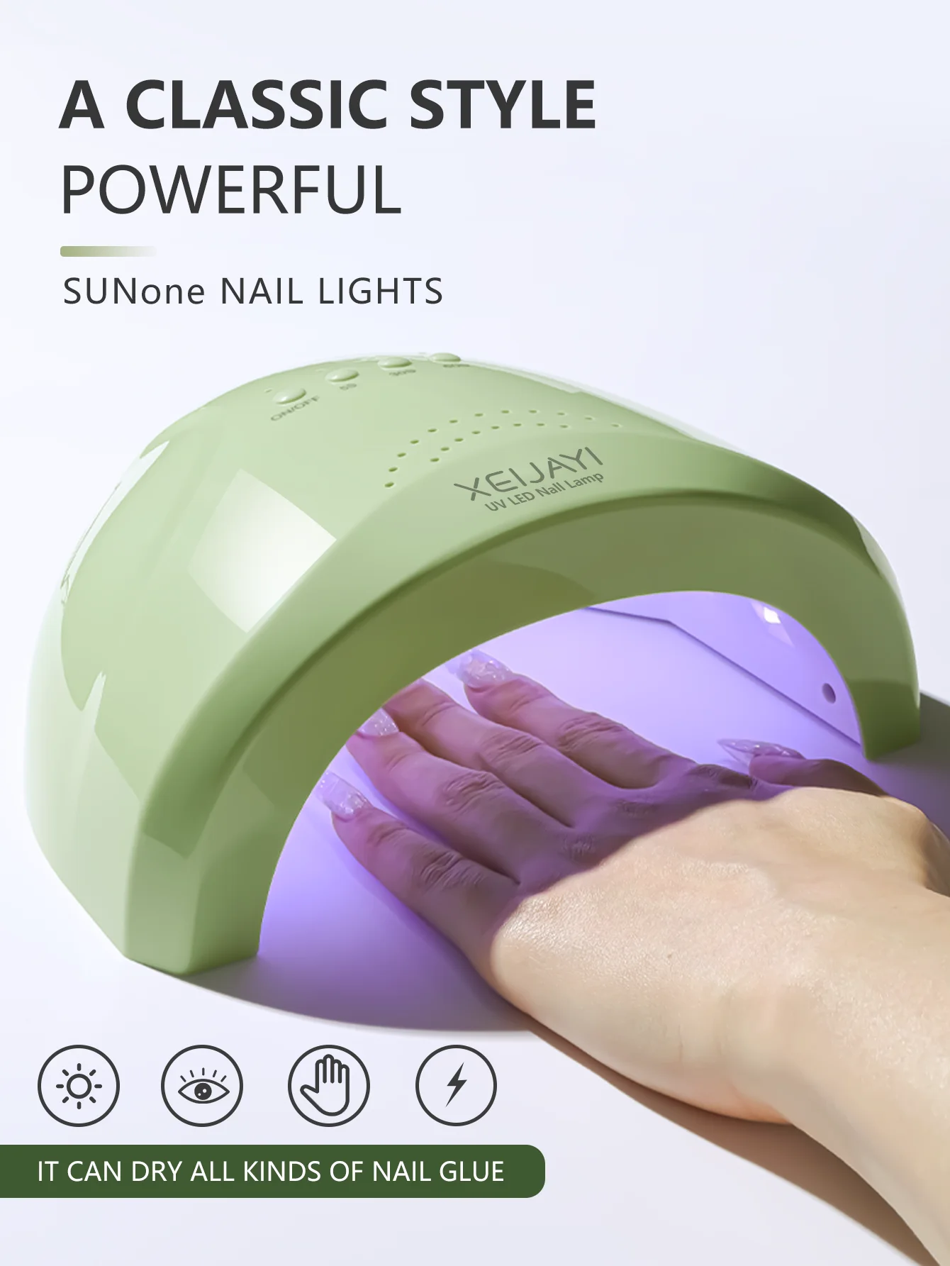 1PC [USB Plug] Nail Lamp Nail Dryer, Nail Phototherapy Machine Dual Light Source UV Nail Lamp, For Women Nail Art DIY Use