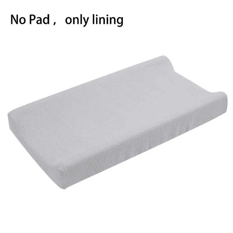 Baby Diaper Changing Pad Removable Muslin Changing Mat Cover for Infant Toddler