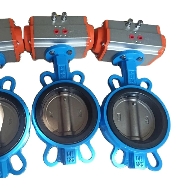 CHYF Pneumatic  Actuator Butterfly Valve DN50 65 80 100 150 250 300