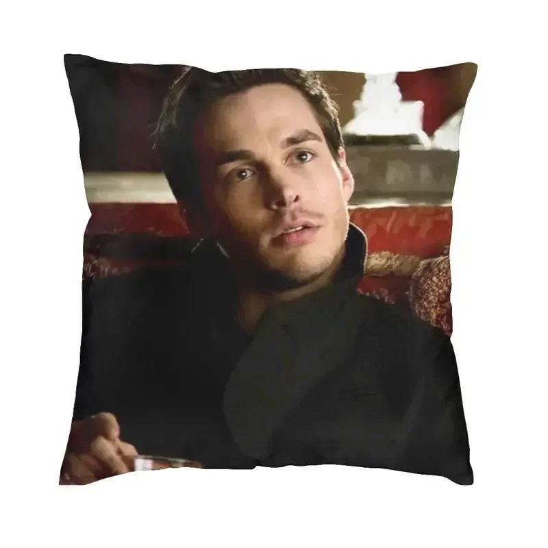Kai Parker The Vampire Diaries Cushion Cover Double Side 3D Printing TV Show Floor Pillow Case For Car Pillowcase Home Decor