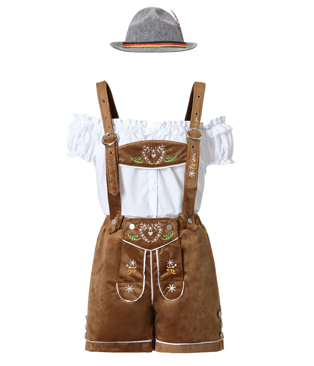 Fato Oktoberfest para mulheres adultas, Blusa, Oktoberfest, Carnaval, Taberna, Barman, Garçonete, Roupa Cosplay, Vestido de festa extravagante