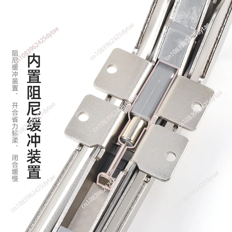 Clothing cabinet translation hinge, silent damping buffer swing door hinge corner cabinet sliding door hardware accessories