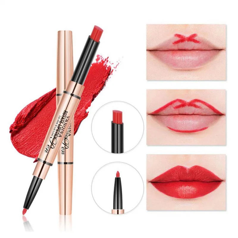 Profession elle matte lippen stift touch lippenstift wasserdicht feuchtigkeit spendende lip fleck lip liner kontur make-up lippenstift werkzeug kosmetische