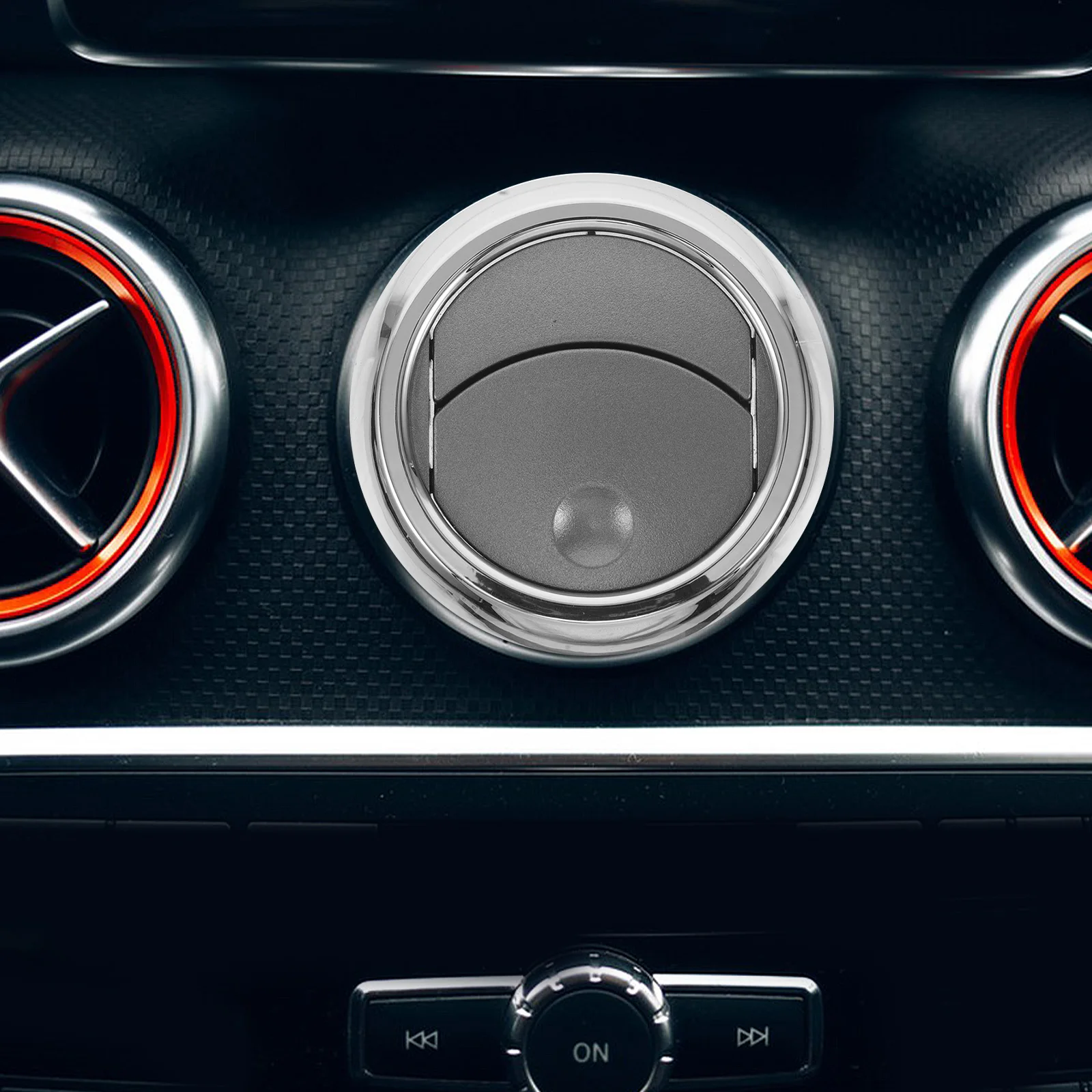 

High Efficiency Cooling Vent Replacement for 06 09 Dash Board Vent Round Black Easy Install Durable Precise