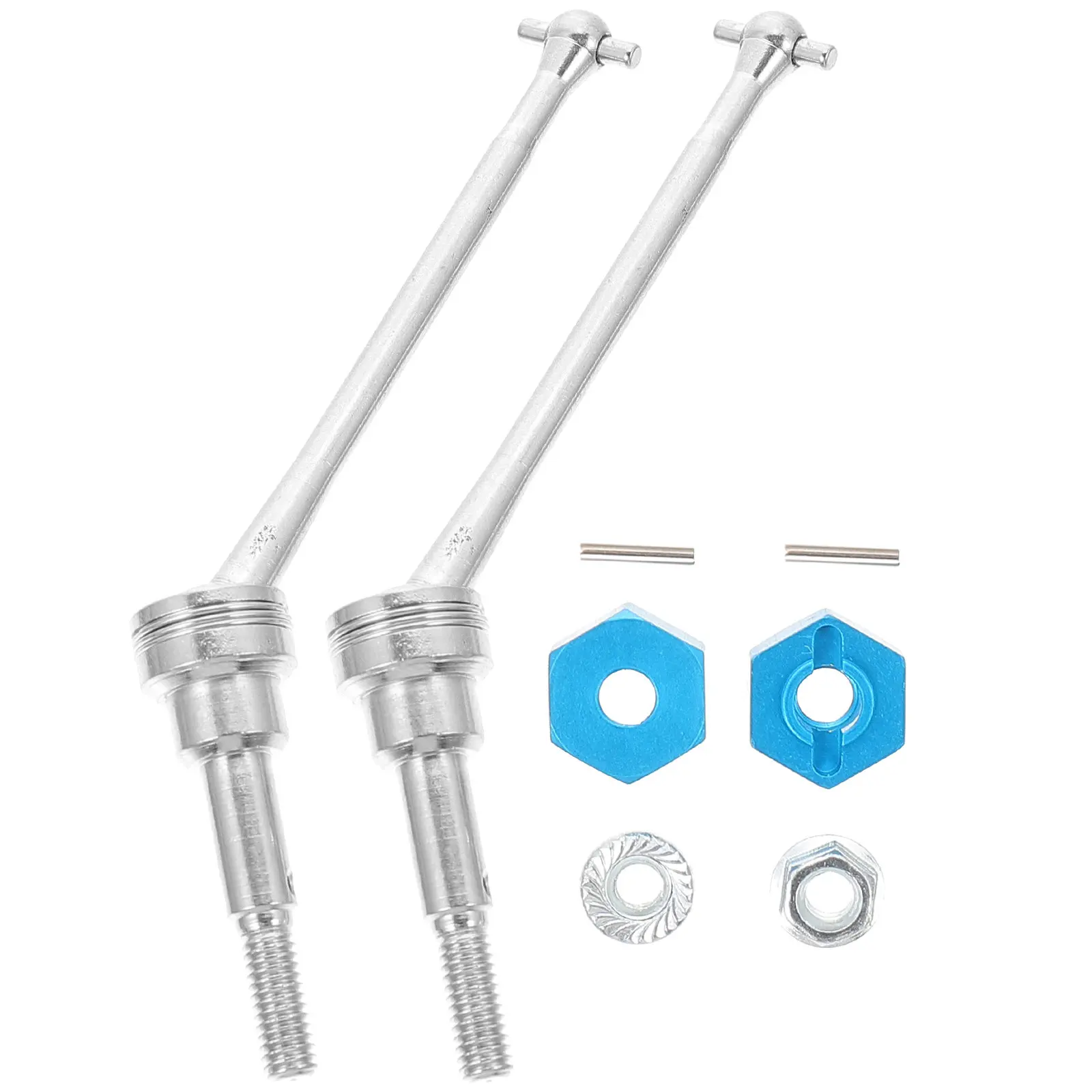 

1Set Remote Car Front Shaft Aluminum Alloy Durable Repair Replacement Professional Drive Shaft for Rc Car Repairing Accessories