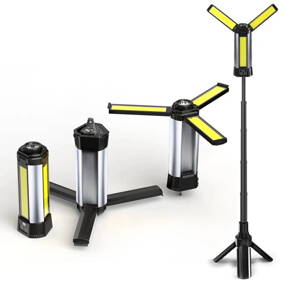 

Adjustable Height Camping Tent Light Built-in 3 * 18650 Battery Waterproof Light Emitting Diode Camping Light
