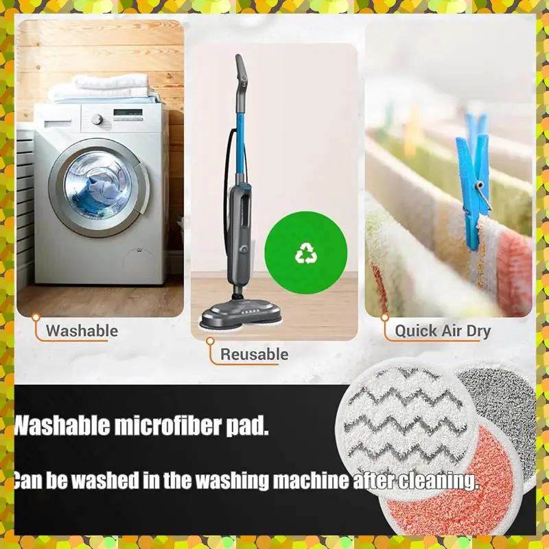 Вращающиеся сменные подушечки для швабры AGLH для Bissell Spin-Wave 3897A, паровой швабр Smartsteam, подушечки для швабры Pinwave, 12 упаковок