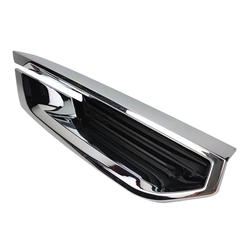 Car Exhaust Tail Pipe Decorative Cover Assembly Rear Right Bumper Chrome Strip Decorative Frame for F7