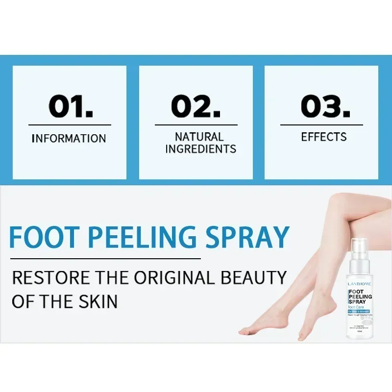 Foot Peeling Spray ขัดเท้าถอด Dead Skin Calluses Feet Care เครื่องมือ Repairing Health Care 