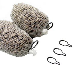 50 pz Accessori Per la Pesca Alla Carpa PVA Bag Link Clip Cambio Rapido Alimentatore Girevoli ForCarp Hair Rig Strumento Carpa Metodo Grossolano Feeder