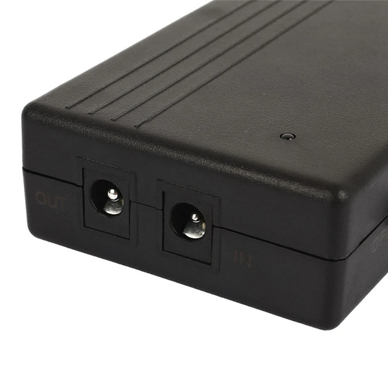 Multipurpose Mini UPS DC Battery Backup 12V 1A 14.8W Security Standby Power Power Supply ABS Uninterruptible Power Supply