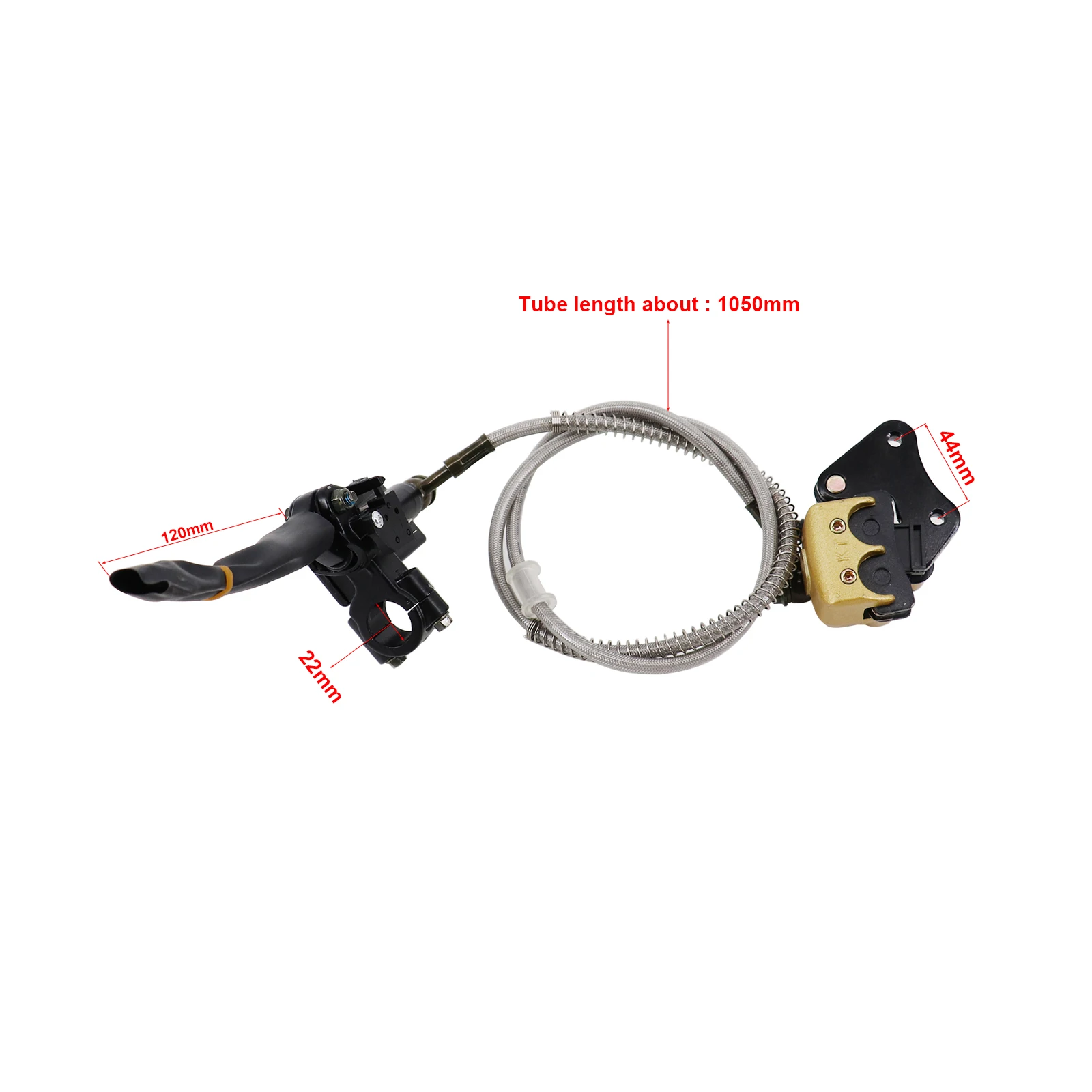 دراجة نارية أمامية طقم فرامل قرصية ، نظام فرامل هيدروليكي لـ 110cc ، 125cc ، 140cc ، BBR ، TTR ، دراجة حفرة ، موتوكروس ، سكوتر ، دراجة نارية