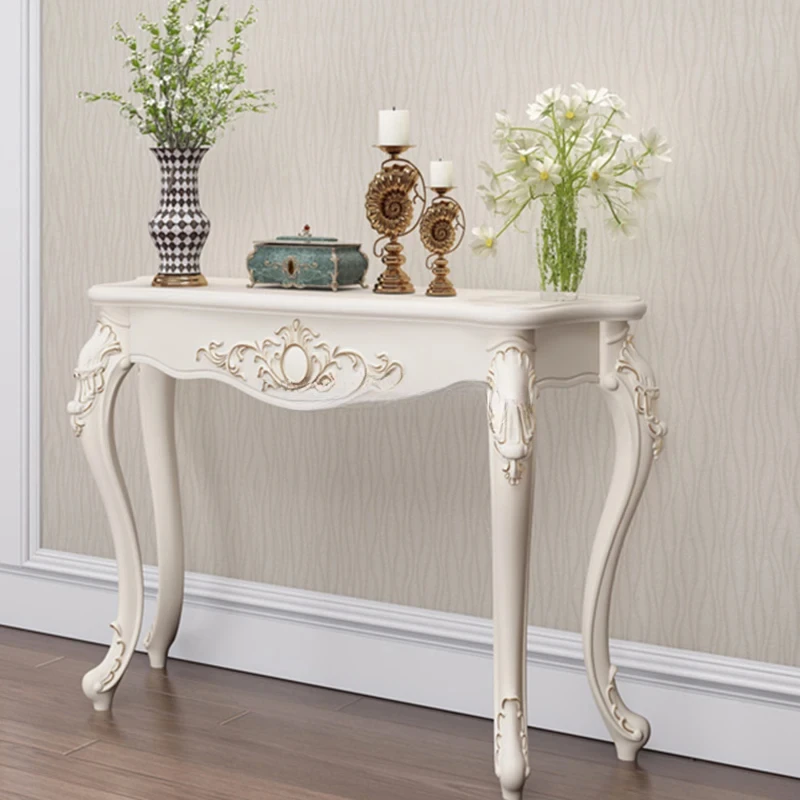Modern Solid Wood Console Table Living Room Furniture Against The Wall Consol Entrance Home Corridor Decoration